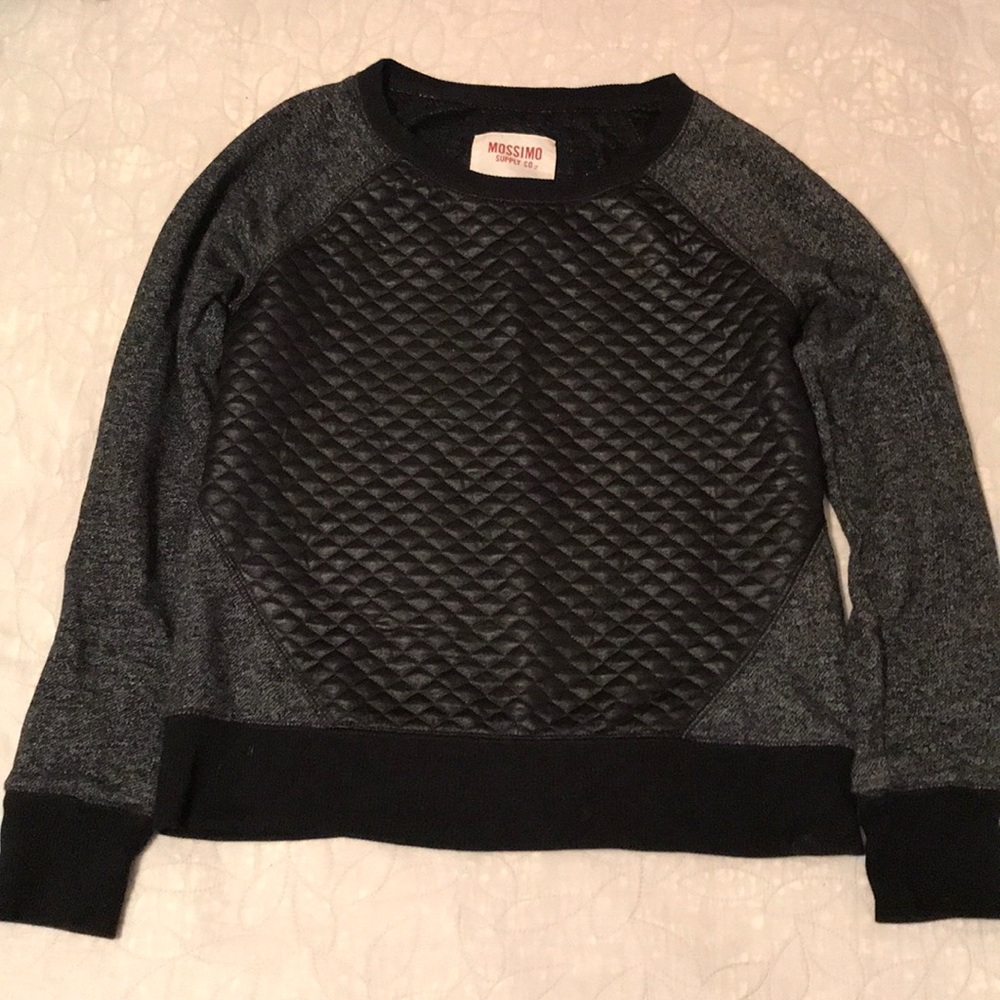 Small black Mossimo Supply Co sweatshirt/sweater.